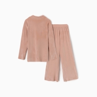 Костюм женский (рубашка и брюки) KAFTAN Plushy р. 48-50, бежевый