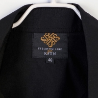 Платье-рубашка SL, 42, чёрный Платье-рубашка SL, 42, чёрный