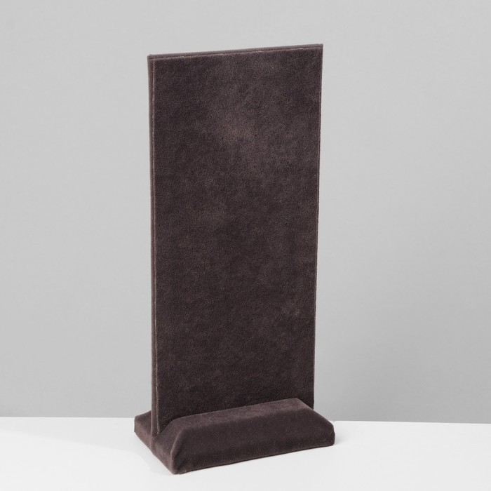 Подставка под серьги 20 пар, 23&times;10&times;6,5 см, цвет серый графит