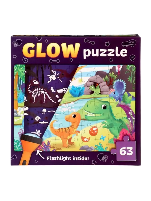 Glow in the dark puzzle(with UV lantern)