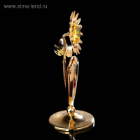 Сувенир &laquo;Сердце с солнцем&raquo;, 3&times;3&times;8 см, с кристаллами