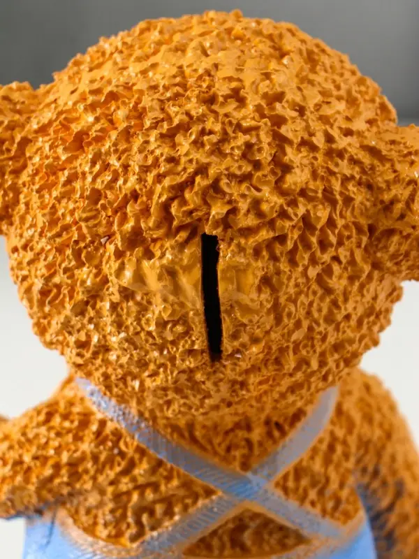 Копилка "Мишка в джинсах" коричневый, 19,5х13х11 см