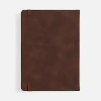 Ежедневник Urban Metal, недатированный, коричневый