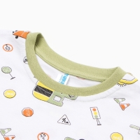 Пижама для мальчика (лонгслив/брюки), цвет белый/машины, рост 92 см Пижама для мальчика (лонгслив/брюки), цвет белый/машины, рост 92 см