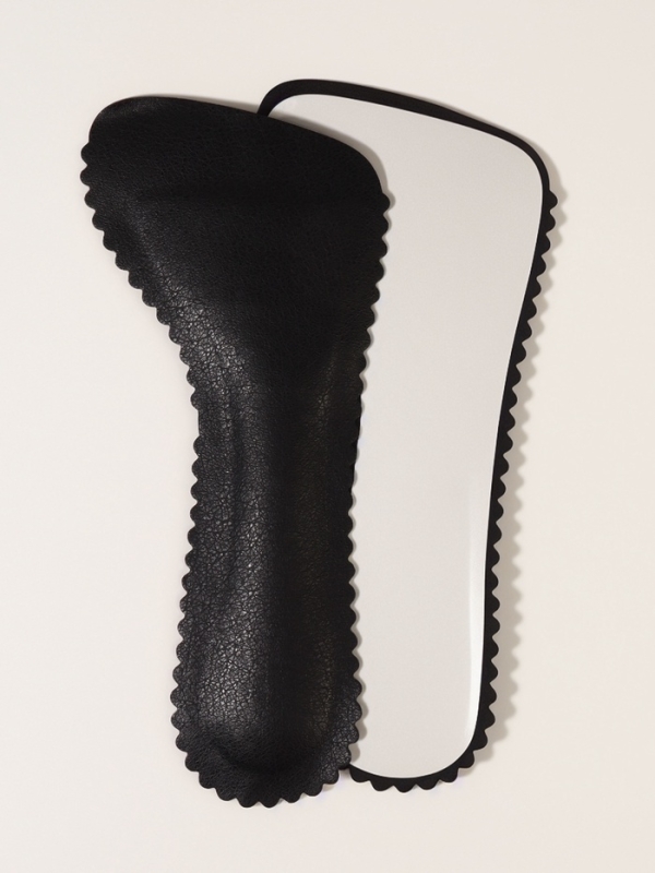 Полустельки (иск.кожа, латекс) на кл осн универс 20см (пара) черный пак ОТ