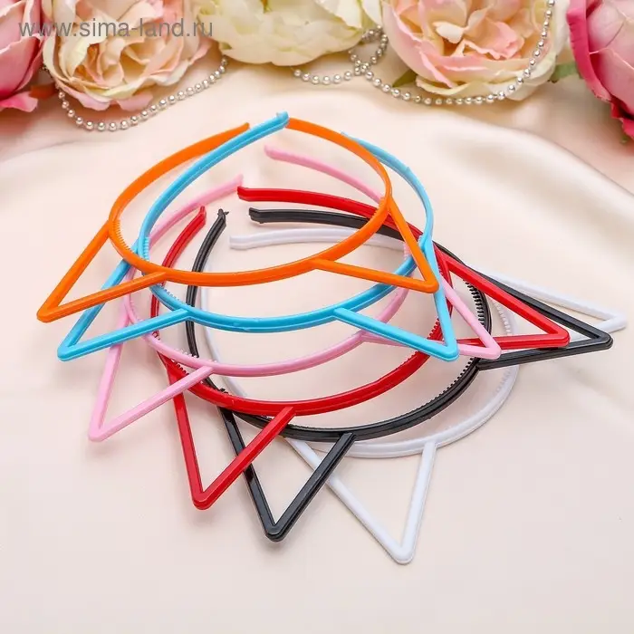 Ободок для волос &laquo;Ушки&raquo;, 0.6 см, МИКС