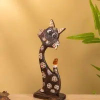 Сувенир на подставке &laquo;Киса&raquo;, 25-27 см, дерево, МИКС