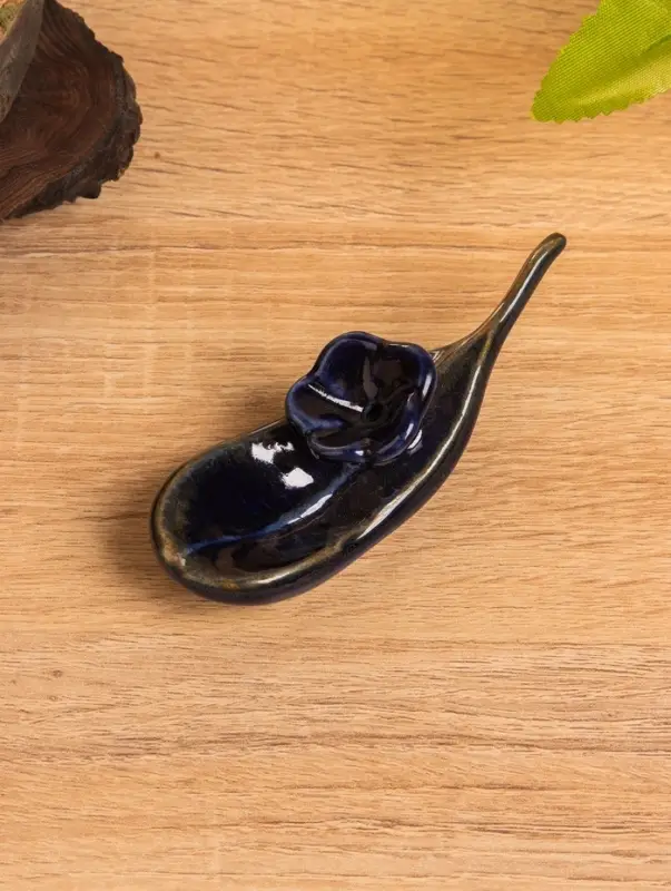 Подставка под благовония &laquo;Цветение&raquo;, 10.5&times;3.5&times;3 см, керамика, синяя