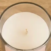 Свеча ароматическая в стекле  "Роза" соевый воск 120гр