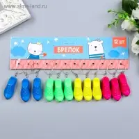 Фонарик свет на кольце "Ботинок" светится МИКС 4,7х1,7х0,8 см