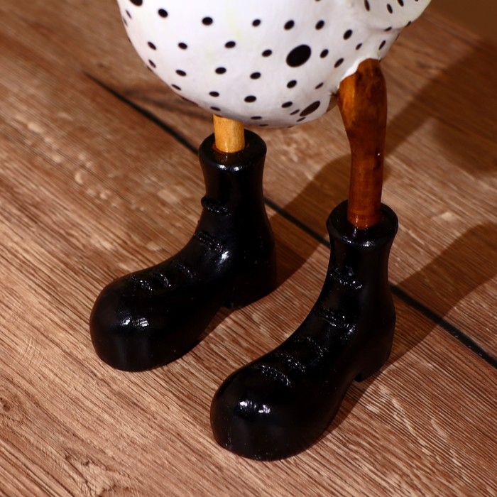 Сувенир "Утка ч/б" дерево 45 см