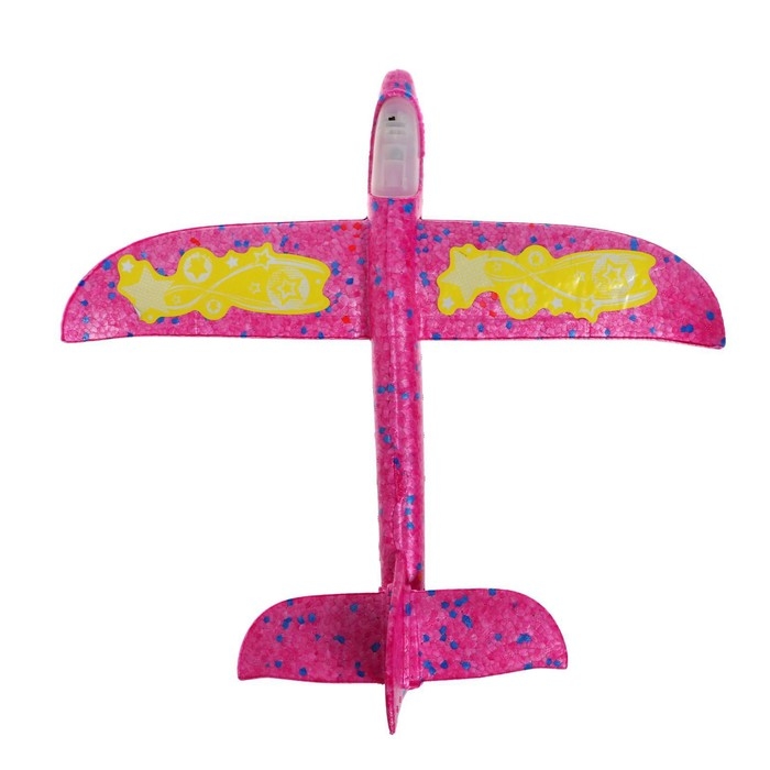 Самолёт «Супербыстрый», диодный, цвета МИКС Самолёт «Супербыстрый», диодный, цвета МИКС