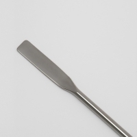 Шпатель для макияжа, двусторонний, 15 см, серебристый