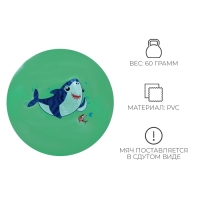 Мяч детский &laquo;Акула&raquo;, d=22 см