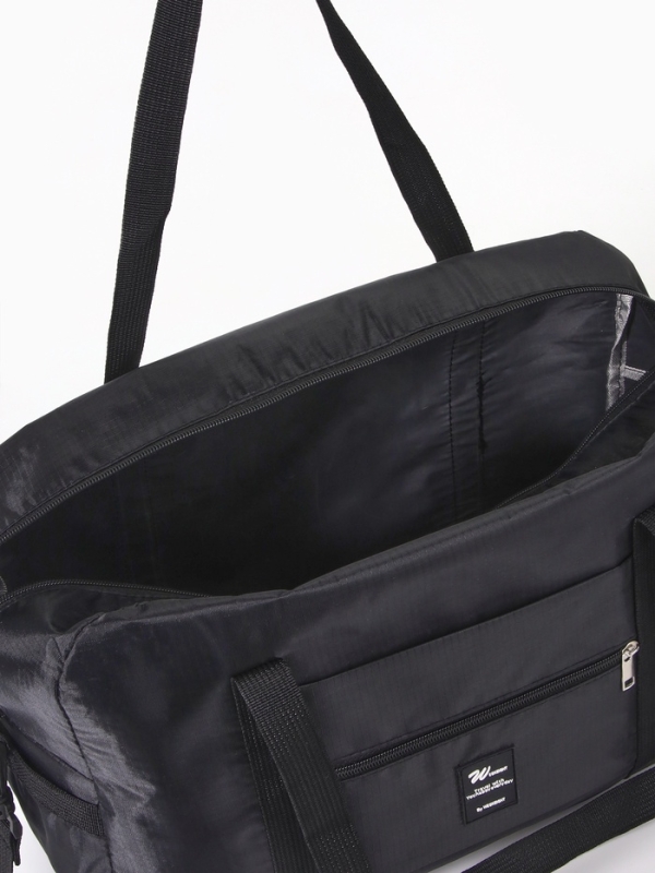 Сумка дорожная на молнии, чёрная