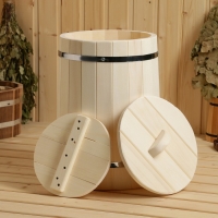 Кадка с гнётом, липа, 20 литров Кадка с гнётом, липа, 20 литров