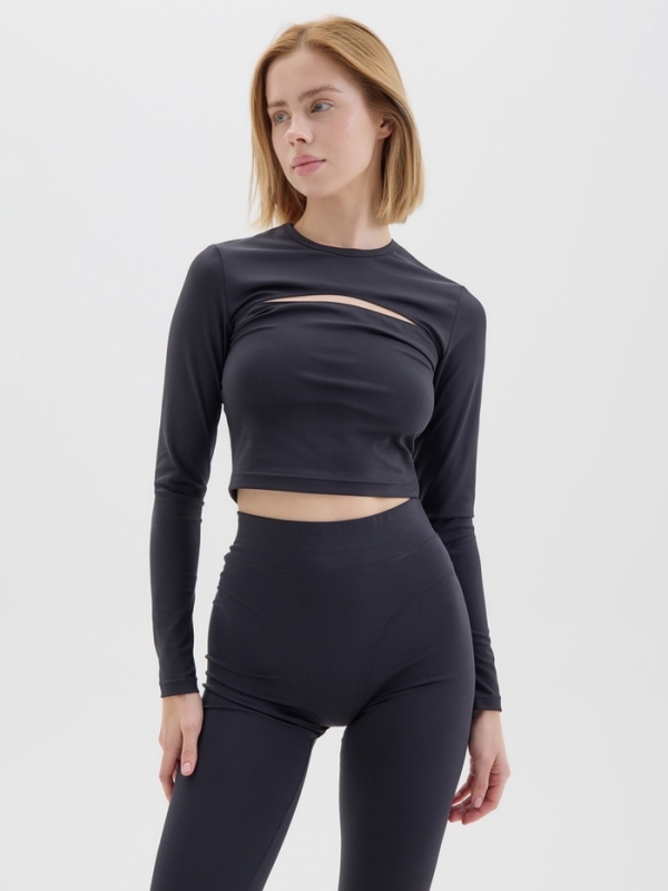 Рашгард женский MINAKU, цвет чёрный, р-р 42