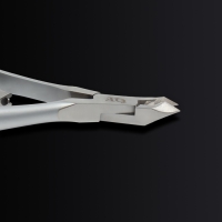 Кусачки маникюрные для кутикулы &laquo;Premium satin&raquo;, матовые, двойная пружина, 12 см, длина лезвия - 6 мм, цвет серебристый