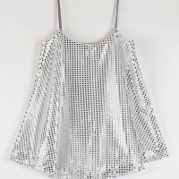 Карнавальный набор Гэтсби туника, гол убор цвет серебро р-р 42-44