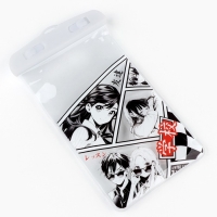 Чехол на телефон водонепроницаемый &laquo;Аниме&raquo;, черно белое, 12 х 21 см