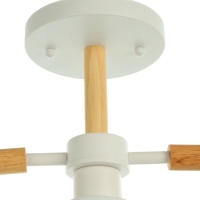 Люстра "Вудли" 3хЕ27 40Вт белый 60х16х29 см