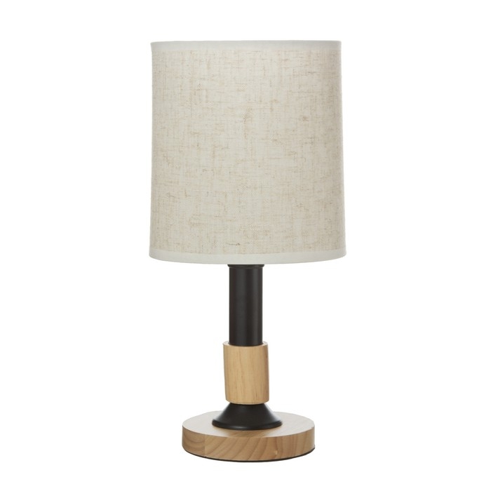 Настольная лампа "Мирабель" E27 40Вт черный 16х16х36,5 см RISALUX