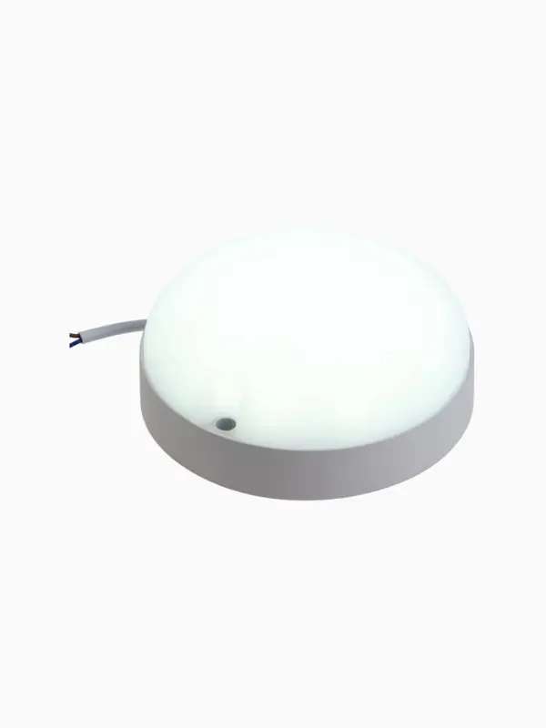 Светильник светодиодный VKL electric герметичный, 12 Вт, 1200 Лм, IP65, 6500К, круг, белый