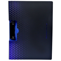 Папка с прижимом формат А4 пластик1400мкр,Черная с металлизированой отделкой МИКС Папка с прижимом формат А4 пластик1400мкр,Черная с металлизированой отделкой МИКС