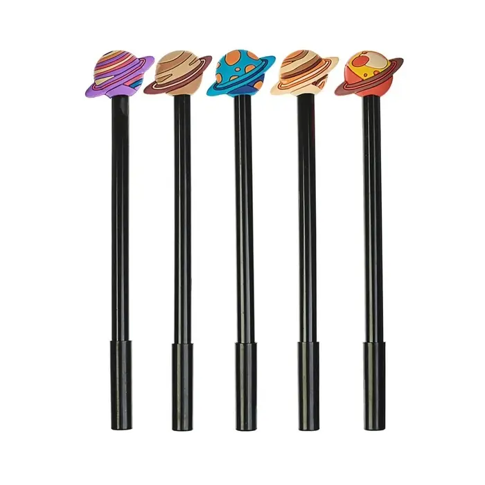 Ручка - прикол Calligrata &laquo;Планеты&raquo;, гелевая, МИКС