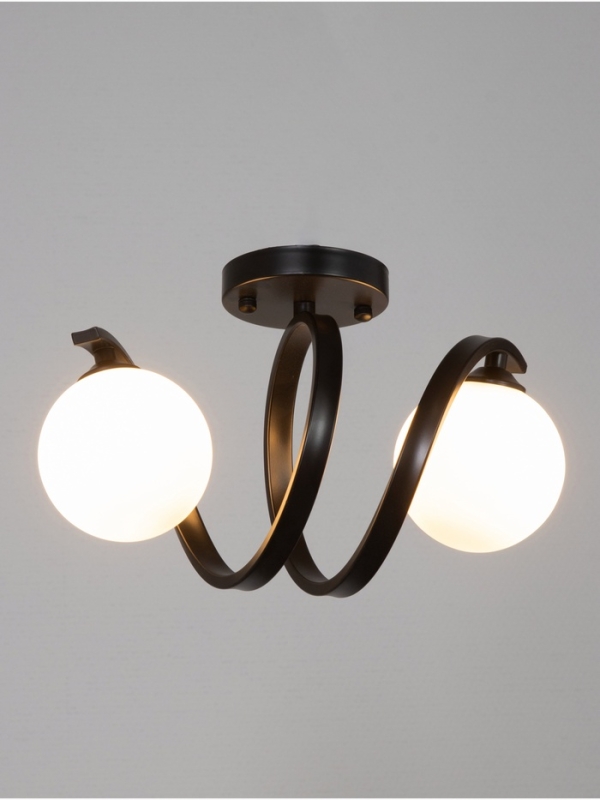 Бра Nadine 2х10Вт GU10 черный 30х16х32см