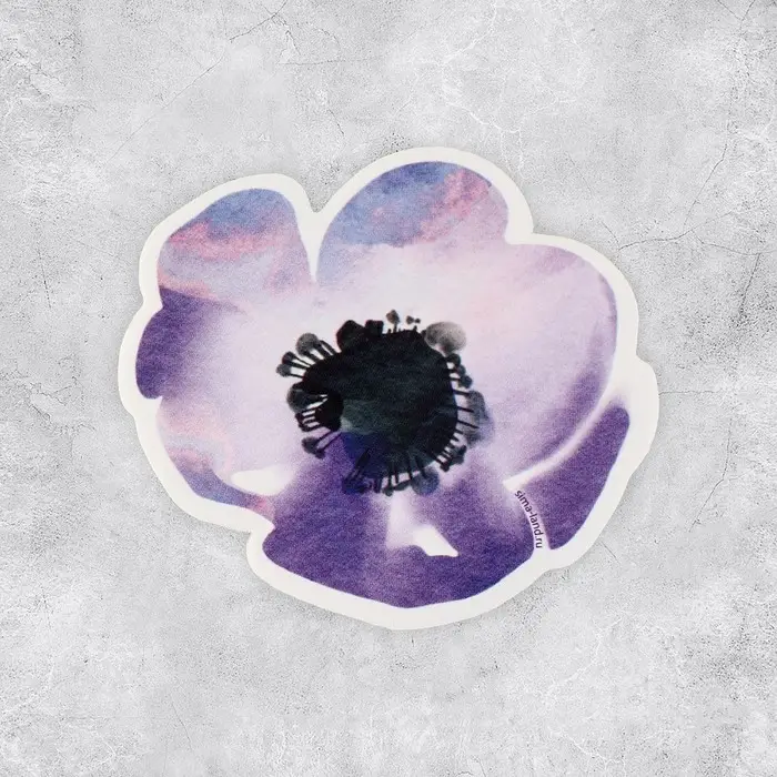 Наклейки-стикеры, набор,&laquo;Цветы&raquo;, 5 х 5 см