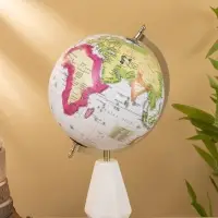 Глобус сувенирный 23х20х38 см, подставка мрамор