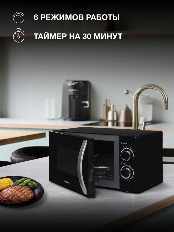 Микроволновая Печь HYM-M2055 20л. 700Вт черный