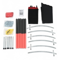 Батут 140 см h=120, цвет красный Батут 140 см h=120, цвет красный