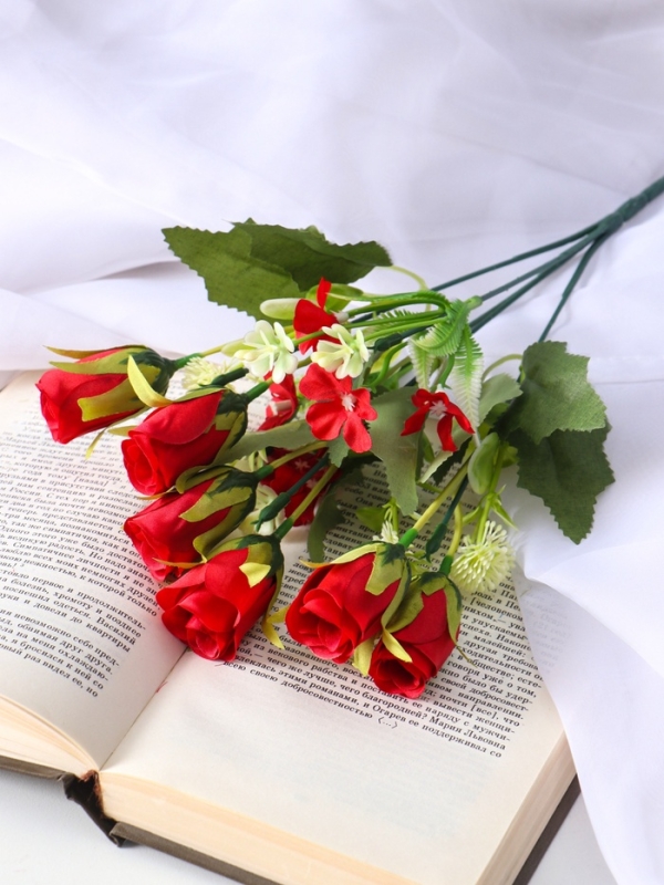 Букет "Роза леди, ассорти" 30 см, микс