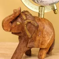 Глобус сувенирный, 11&times;8&times;21 см, подставка дерево