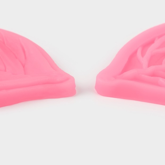 Молд &laquo;Листва&raquo;, силикон, 2 части, 7&times;4,5 см, цвет МИКС