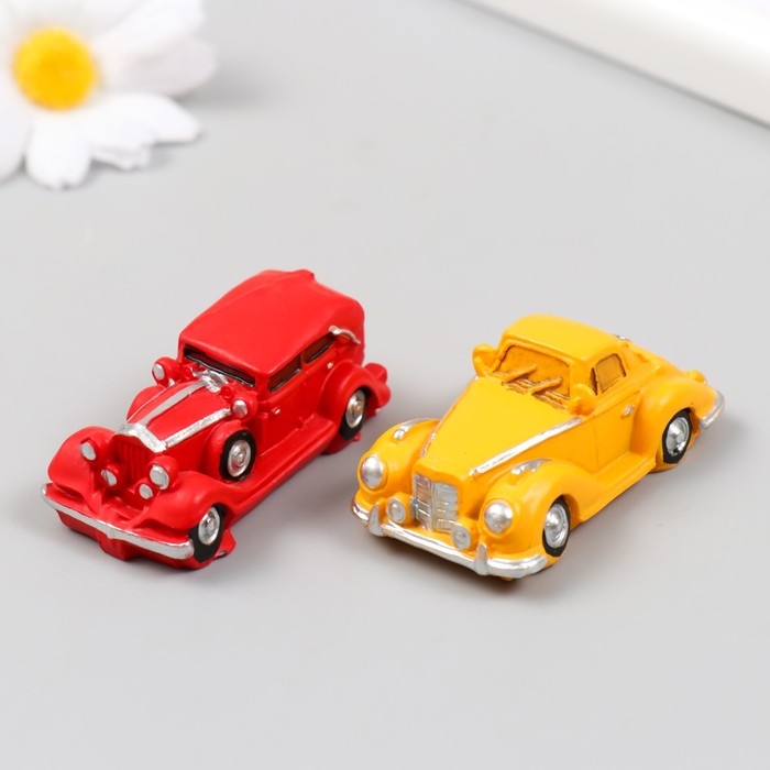 Фигурка для флорариума полистоун Фигурка для флорариума полистоун "Ретро автомобиль" МИКС 5,5х3х2 см