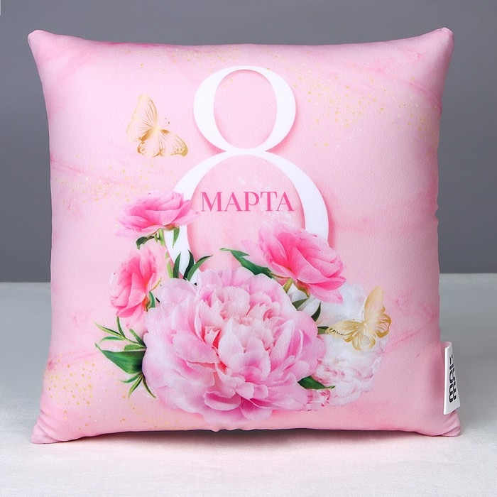 Подушка декоративная антистресс &laquo;Пионы&raquo;