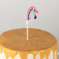 Набор топперов для торта &laquo;Радуга&raquo;, 2 шт, 12,5&times;5 см