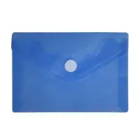 Папка-конверт на кнопке, А7, 180 мкм, Calligrata рифлёная, флуоресцентная, МИКС