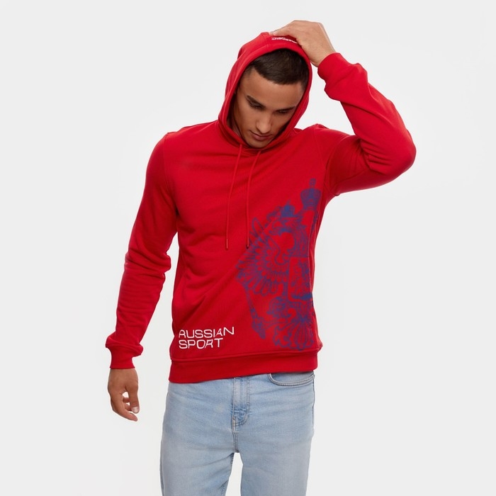 Худи President Спорт Герб, размер, XL, цвет красный