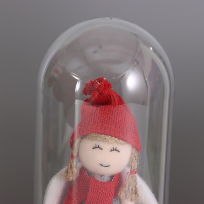 Ночник &laquo;Ангел&raquo;  LED 3хААА красный 11х11х22,5см