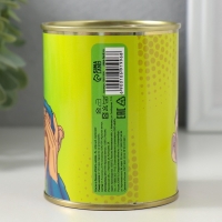 Подарочные носки в банке «Опять…?», (внутри носки мужские, цвет чёрный) Подарочные носки в банке «Опять…?», (внутри носки мужские, цвет чёрный)