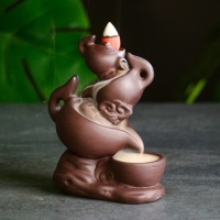 Подставка для благовоний "Чайники" 14&times;11 см