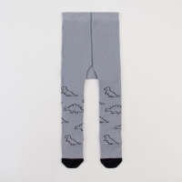 Колготки Крошка Я &laquo;Динозавры&raquo;, цвет серый, рост 98-104 см