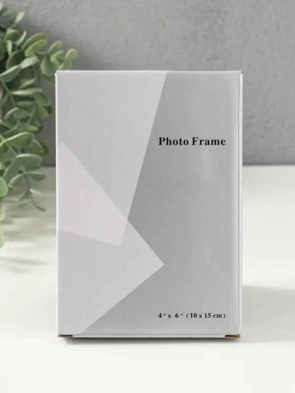 Фоторамка металл на 1 фото 10х15 см "Классик" чёрная 1,5х10,5х16 см