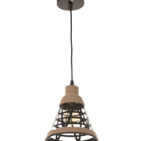 Светильник "Фонарь" 1х40Вт Е27 черный 18х18х20см