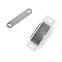 Магнит мебельный M003W, 72&times;13, большой, белый