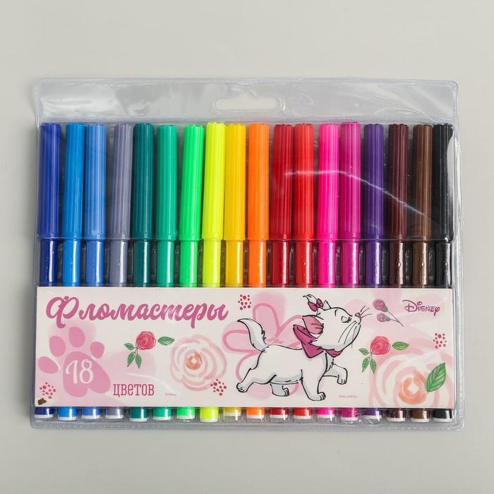 Фломастеры 18 цвета &laquo;Мари&raquo;, Коты аристократы